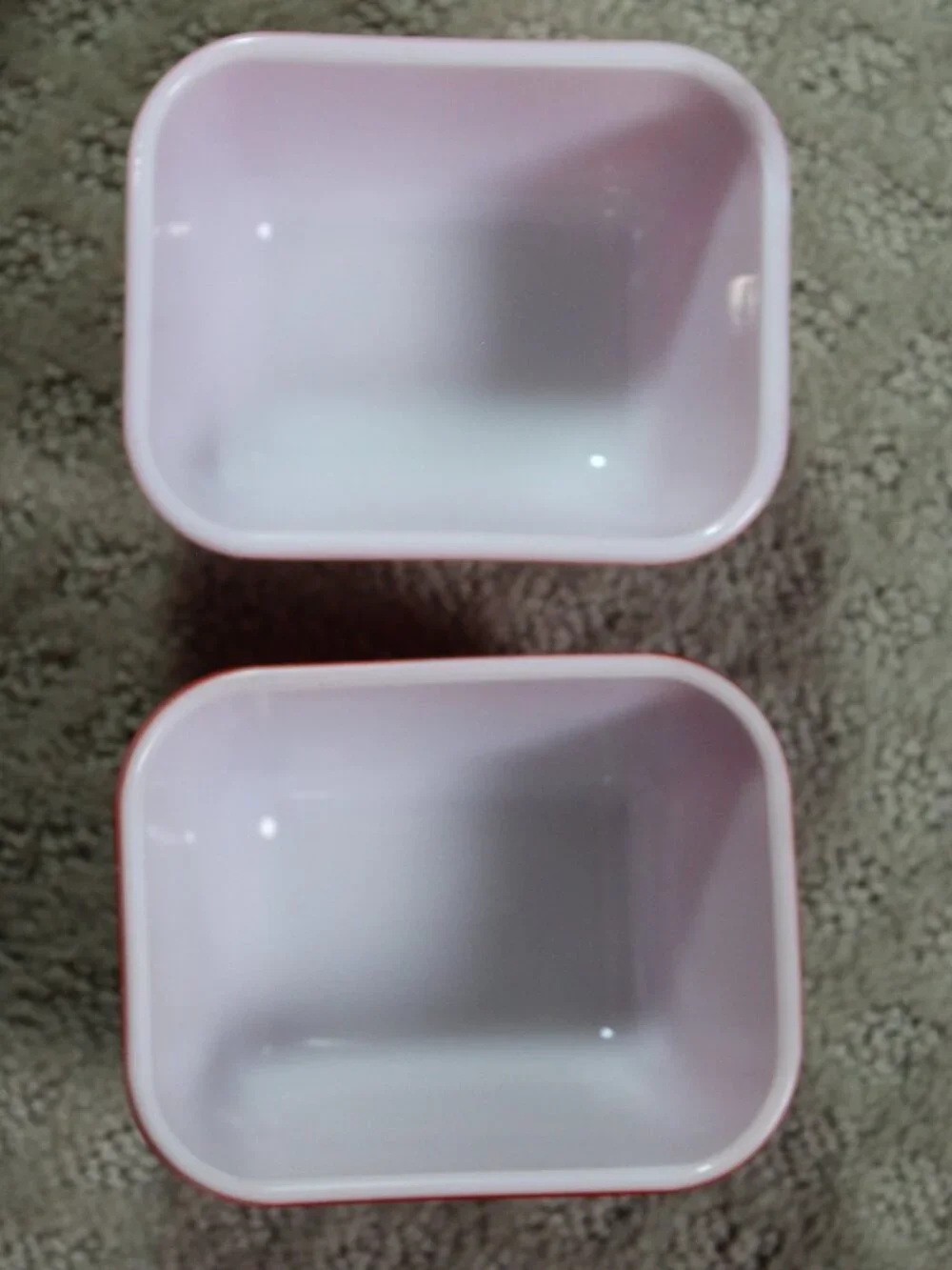 Pyrex Fridgie Refrigerator Dish Primary 6 pc Set Red 501 Blue 502 Vintage Lids